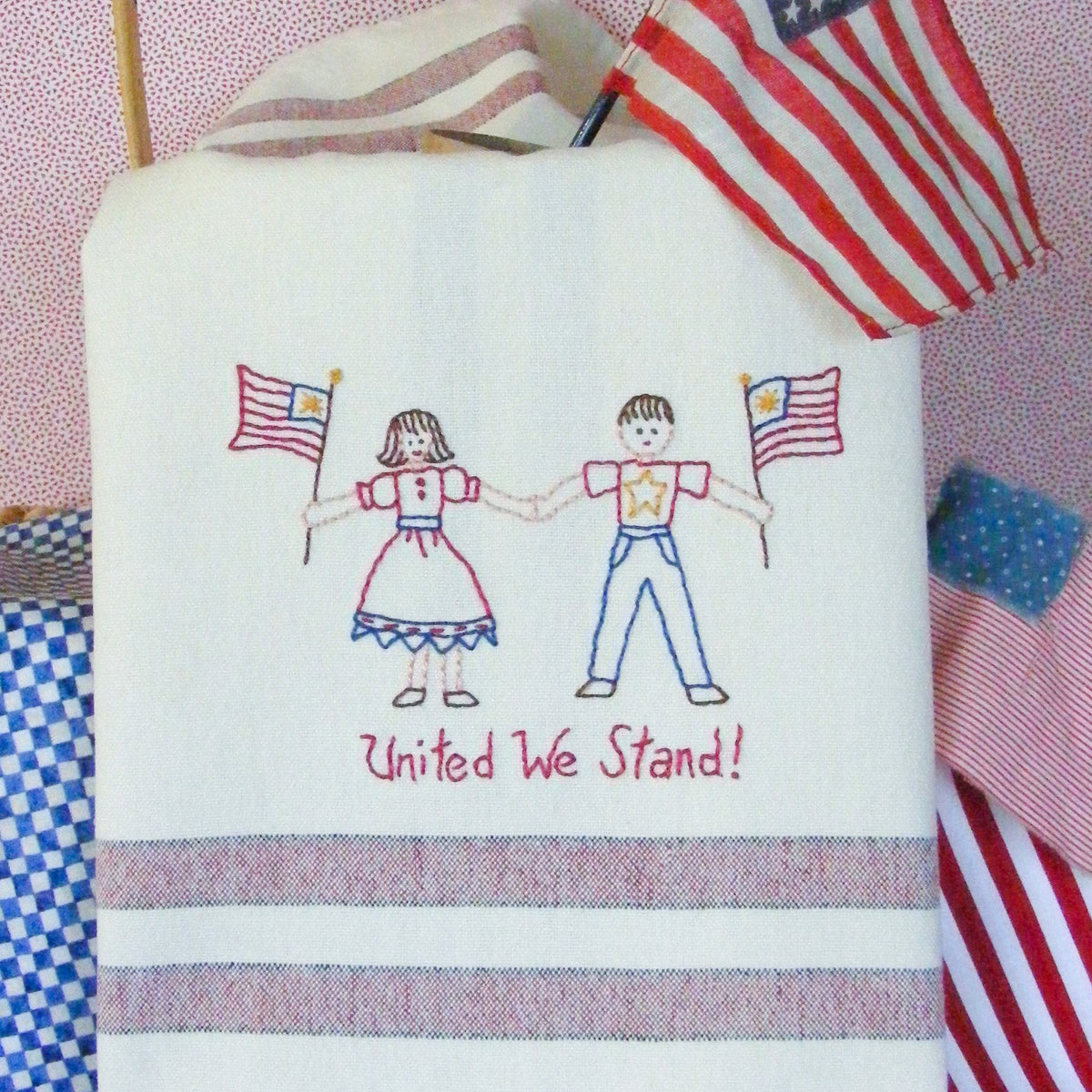 United We Stand - Hand Embroidery Pattern - Download