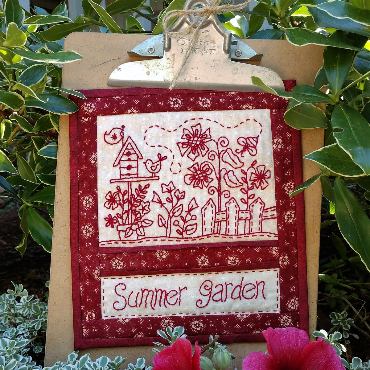 Summer Garden - Hand Embroidery Pattern - Download