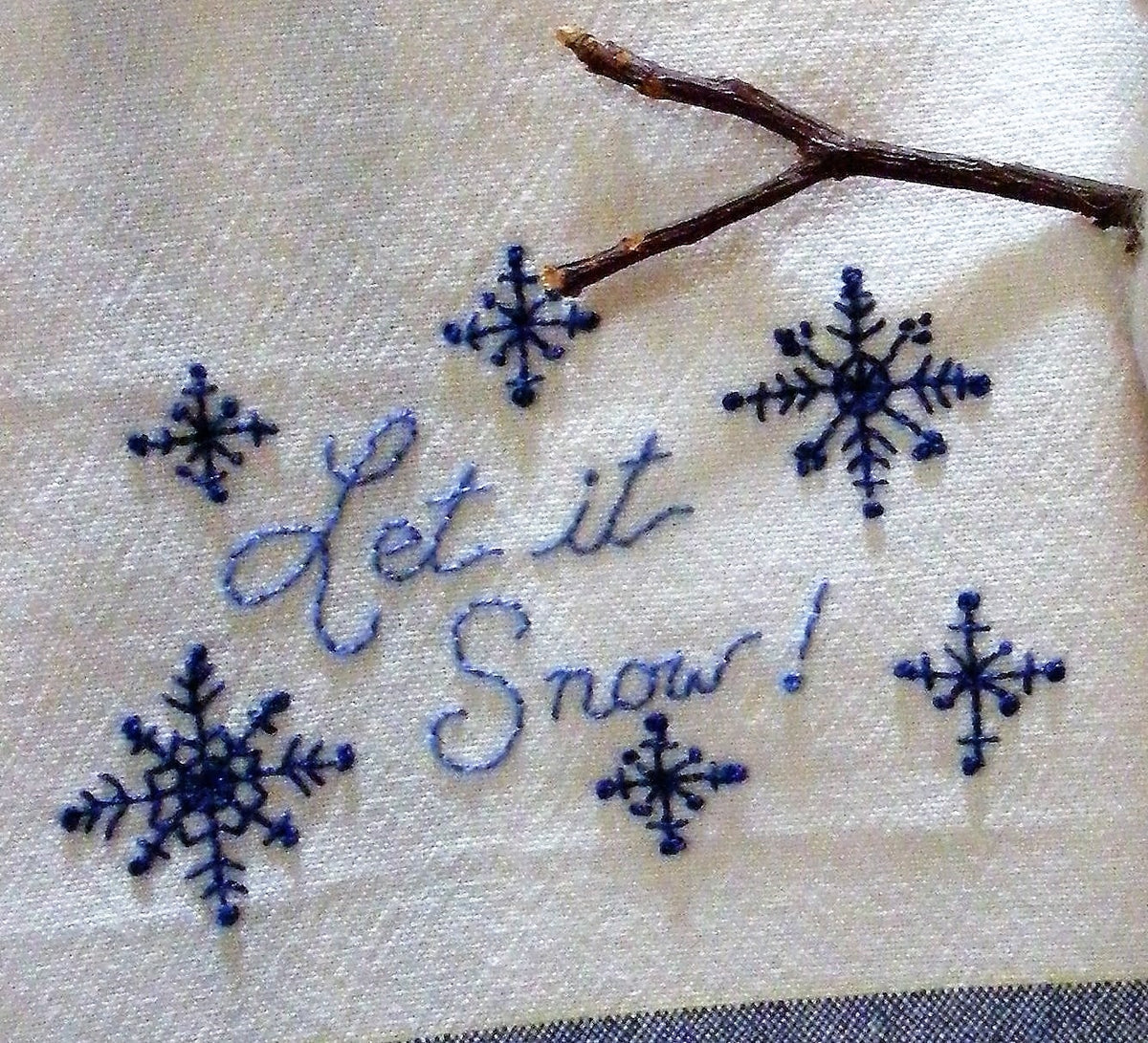 Let It Snow! - Hand Embroidery Pattern - Download