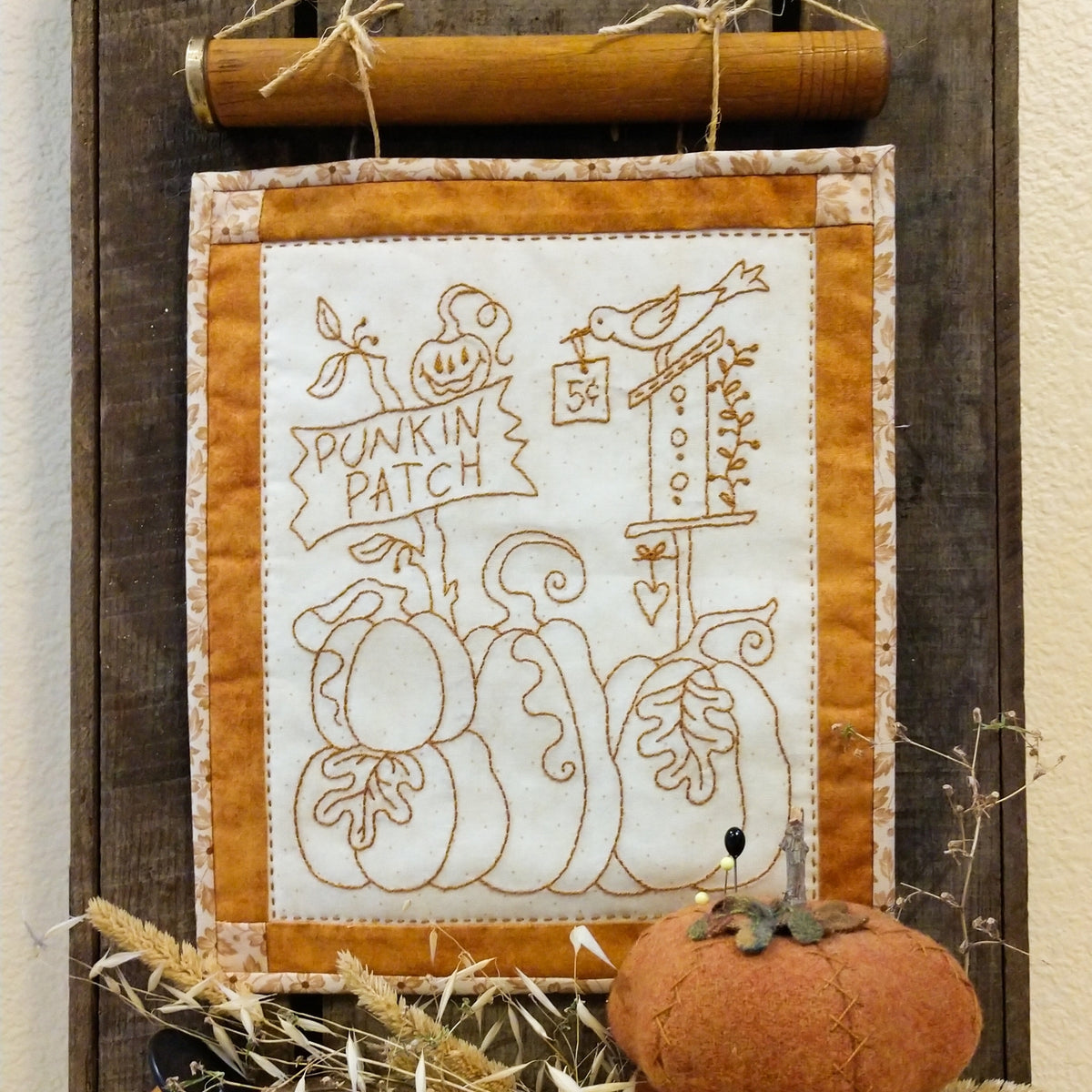 Punkin Patch - Hand Embroidery Pattern - Download