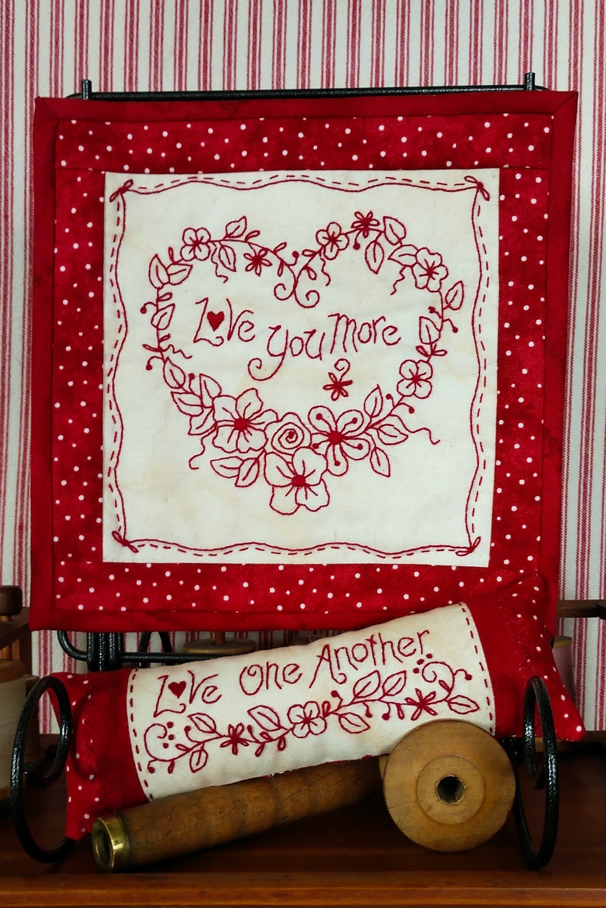 Love You More - Hand Embroidery Pattern - Shipped