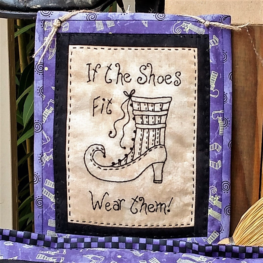 Hats & Shoes & Brooms - Hand Embroidery Pattern - Download