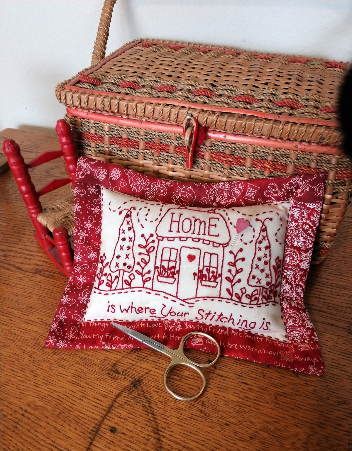 Home For Stitching Pin Cushion