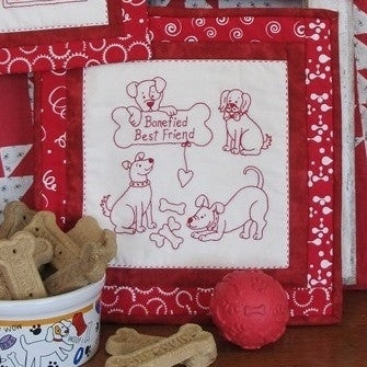 Bonefied Best Friend - Hand Embroidery Pattern - Shipped