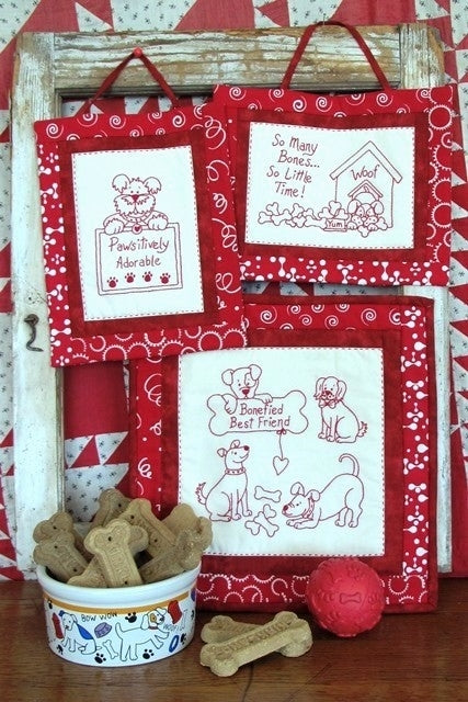 Bonefied Best Friend - Hand Embroidery Pattern - Shipped