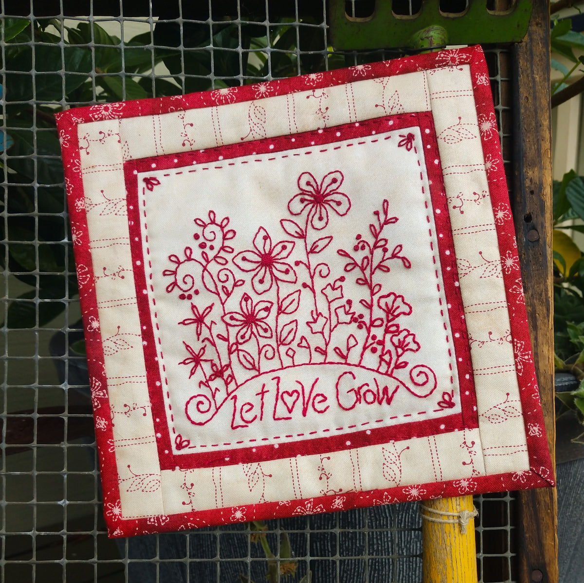 Tickle The Earth - Hand Embroidery Pattern - Shipped