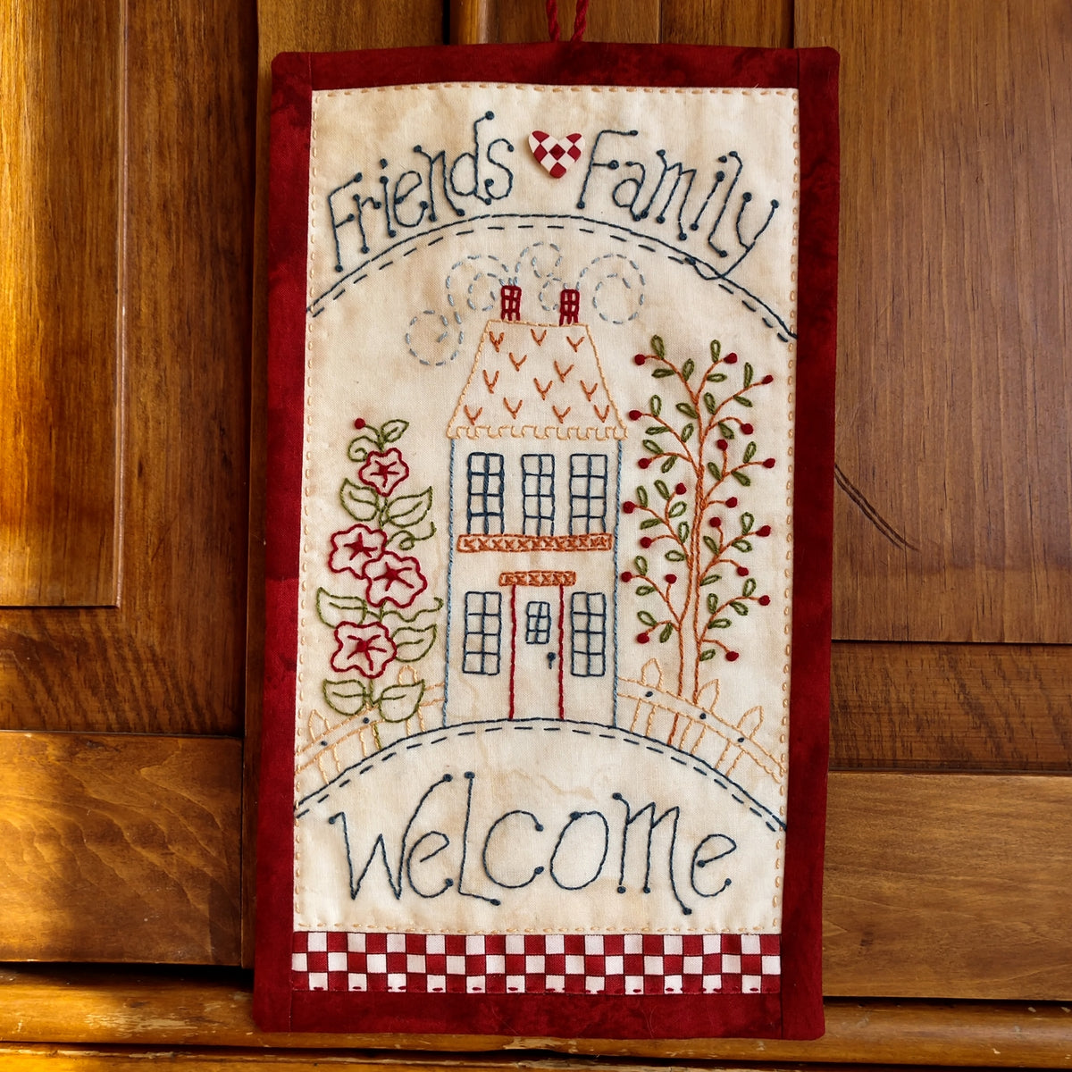 Friends & Family Welcome - Hand Embroidery Pattern - Shipped