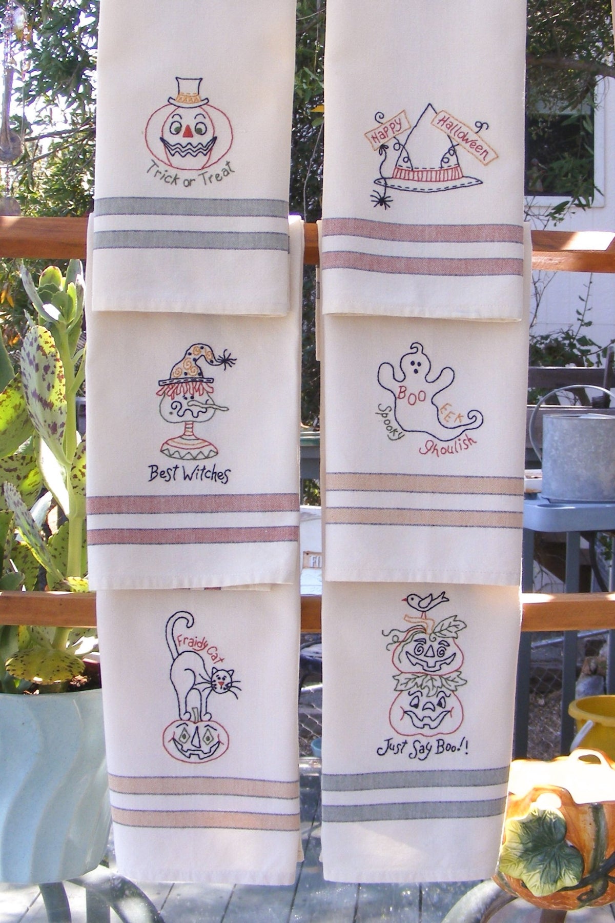 Happy Halloween Tea Towels - BBD No-Trace
