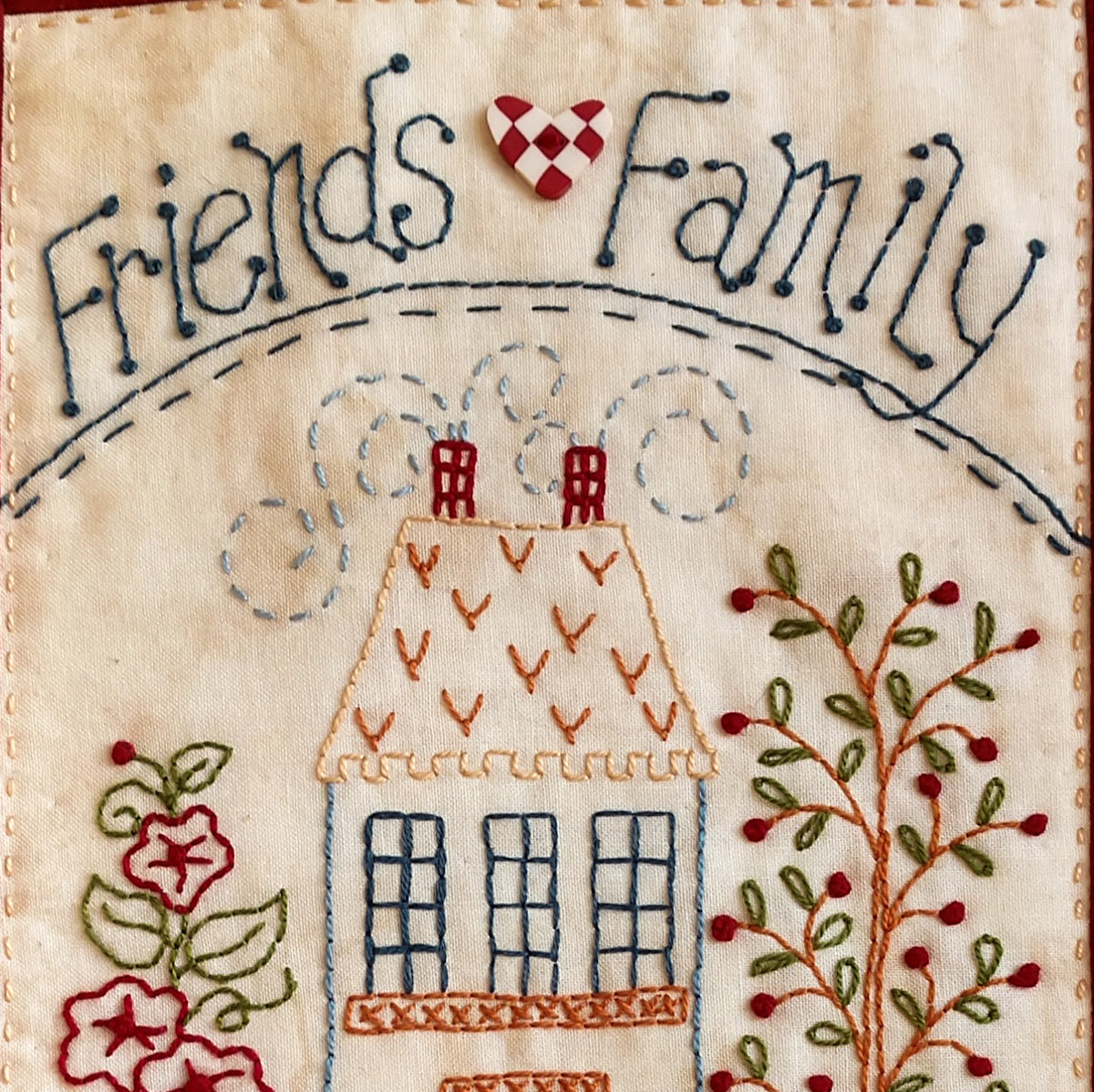 Friends & Family Welcome - Hand Embroidery Pattern - Shipped