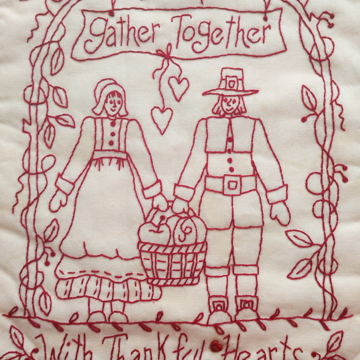 Gather Together - Machine Embroidery Pattern - Shipped