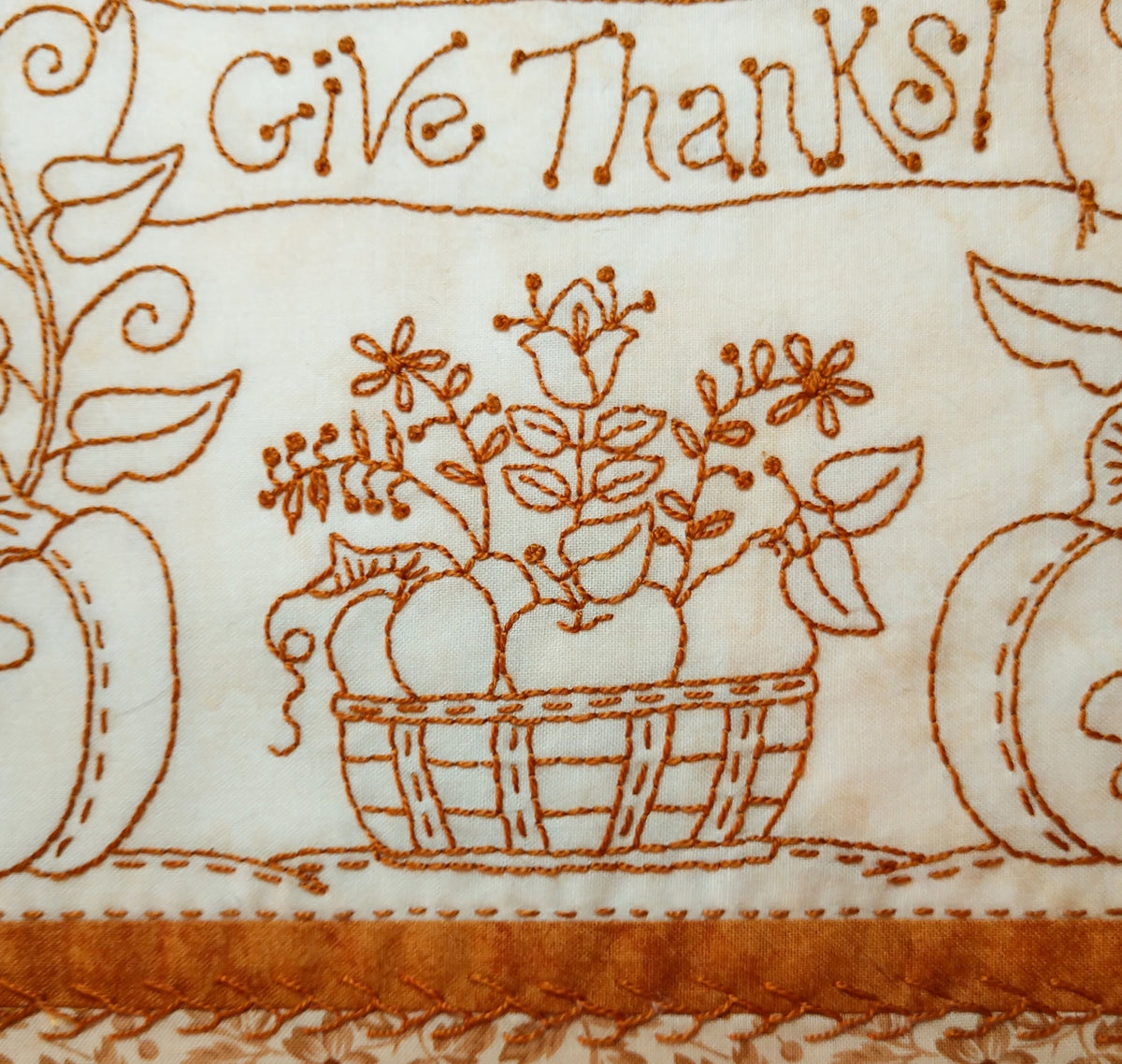 Give Thanks - Machine Embroidery Pattern - Download