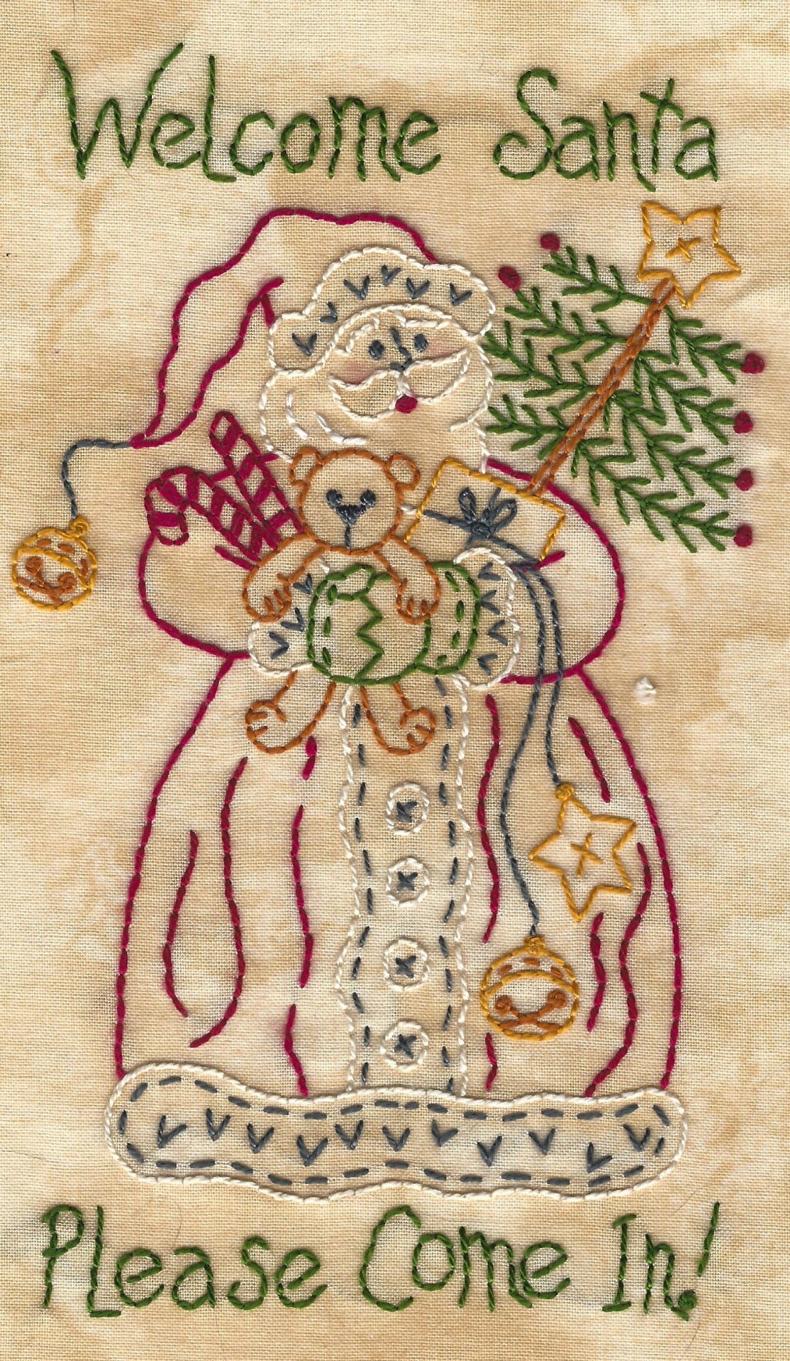 The Magic of Santa - Machine Embroidery Pattern - Download