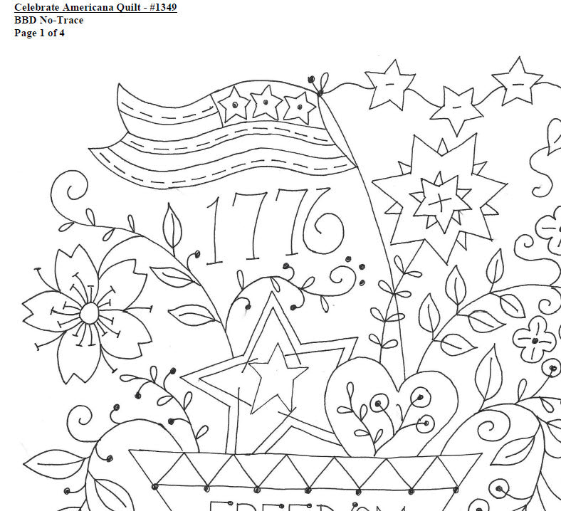 Celebrate Americana Quilt - BBD No-Trace