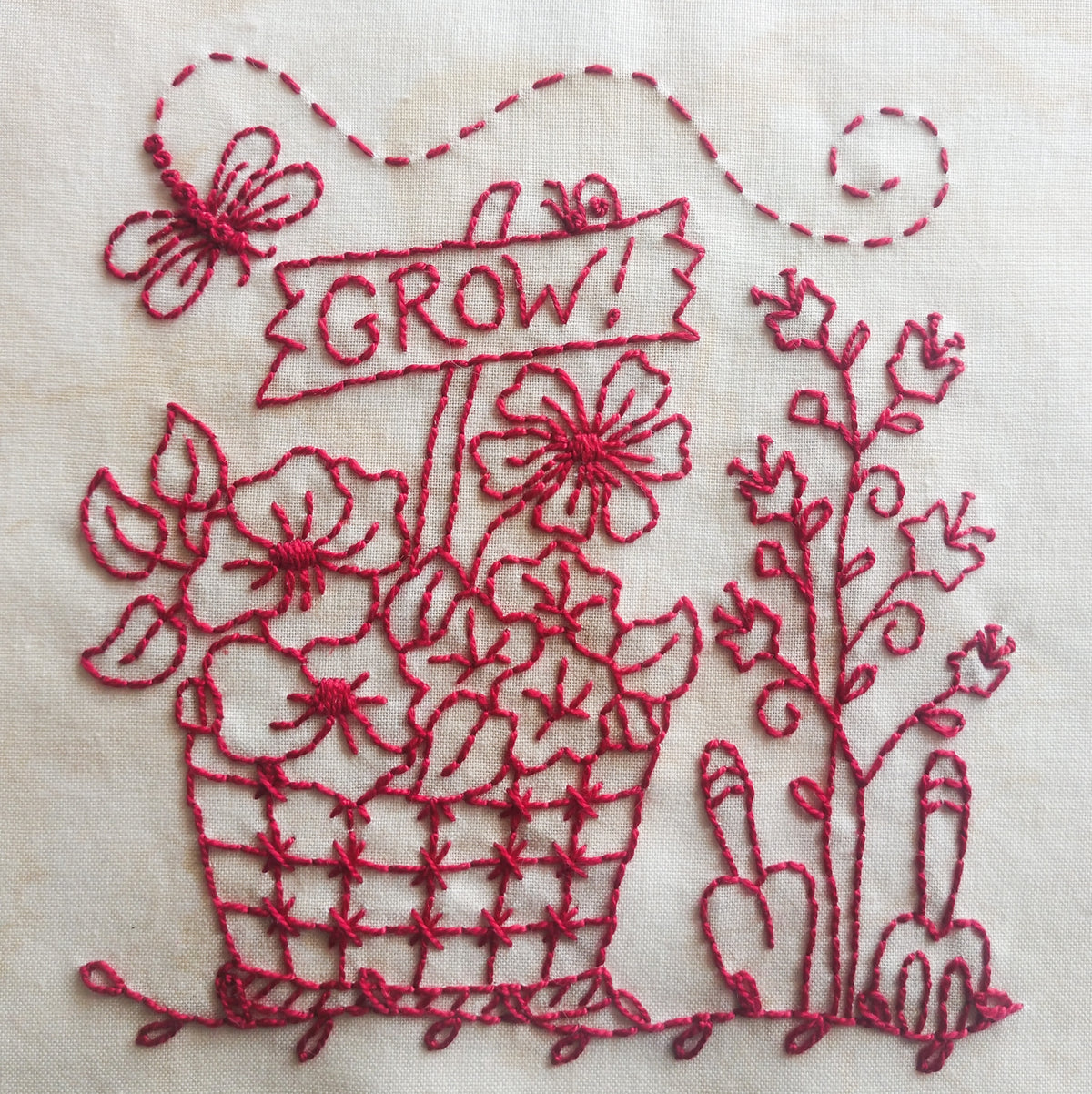 Welcome to my Garden - Machine Embroidery Pattern - Download