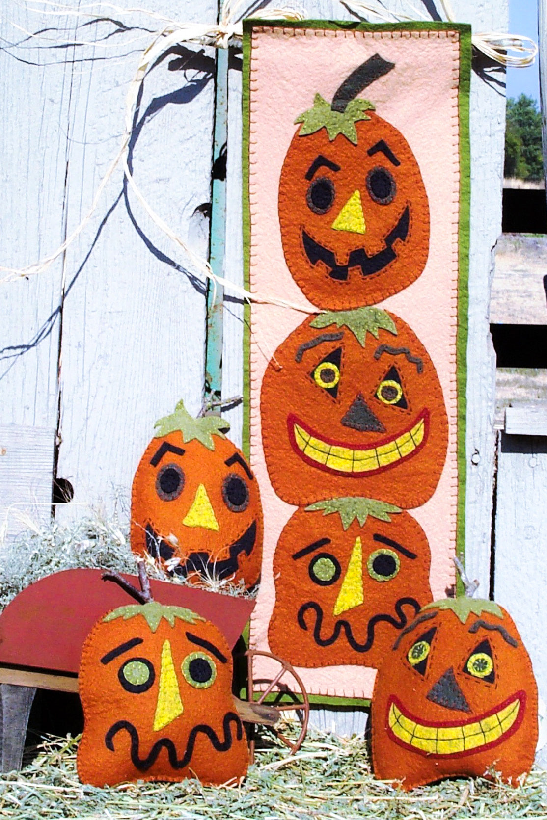 Stack o' Jacks - Wool Applique Pattern - Shipped