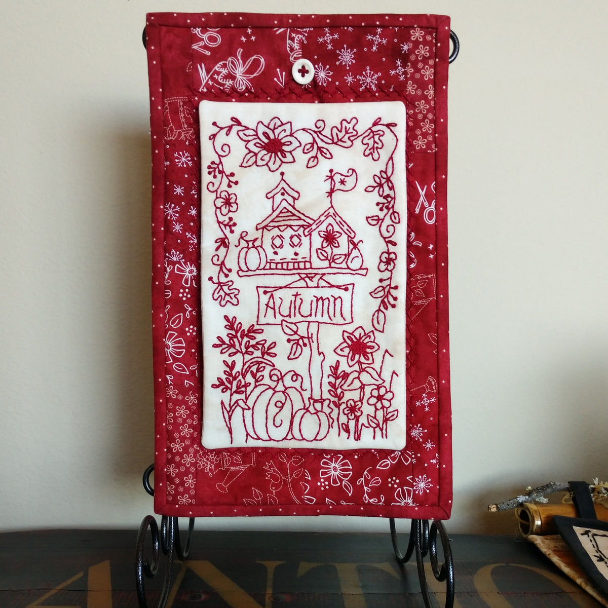 4 Seasons Button Ups - Hand Embroidery Pattern - Shipped