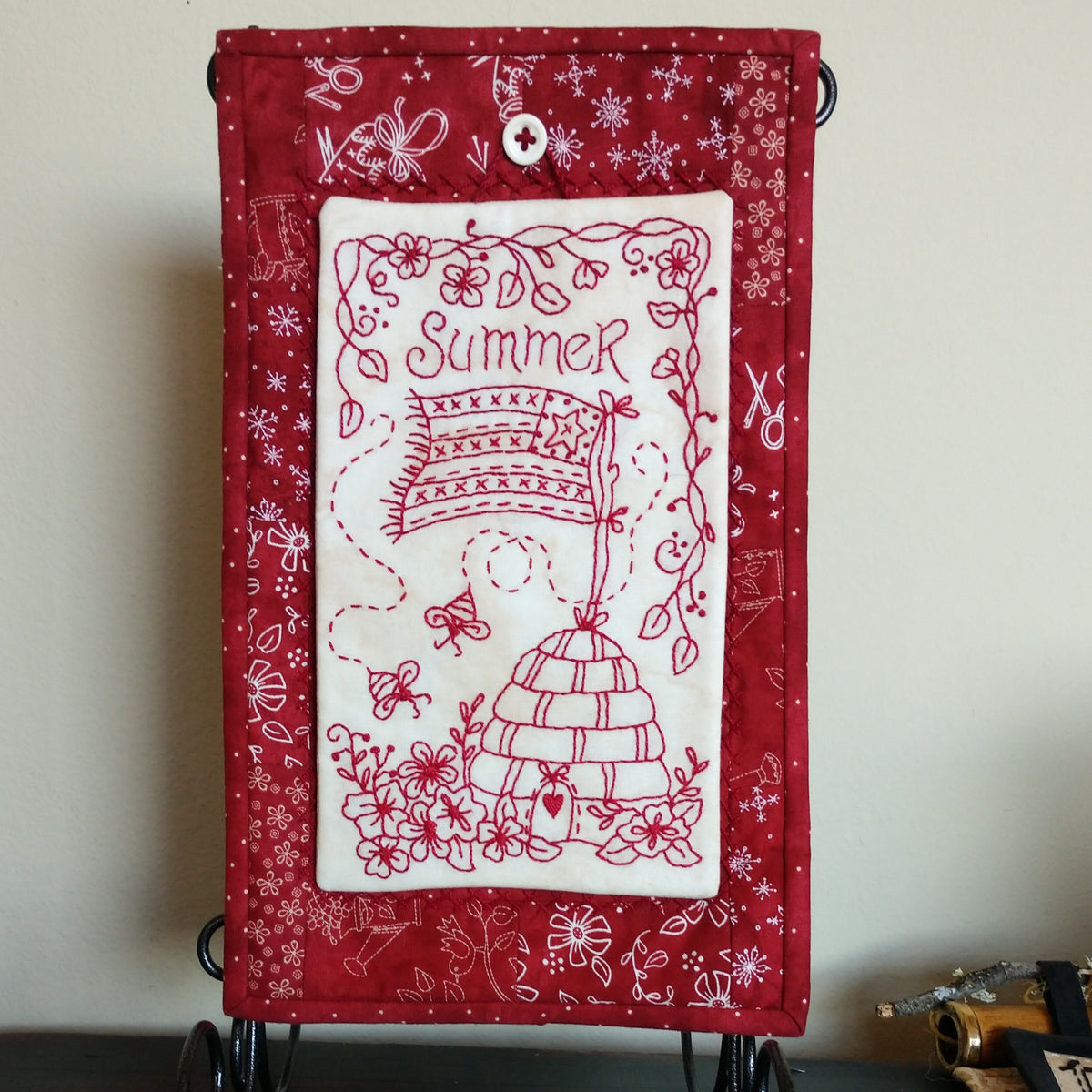 4 Seasons Button Ups - Hand Embroidery Pattern - Shipped