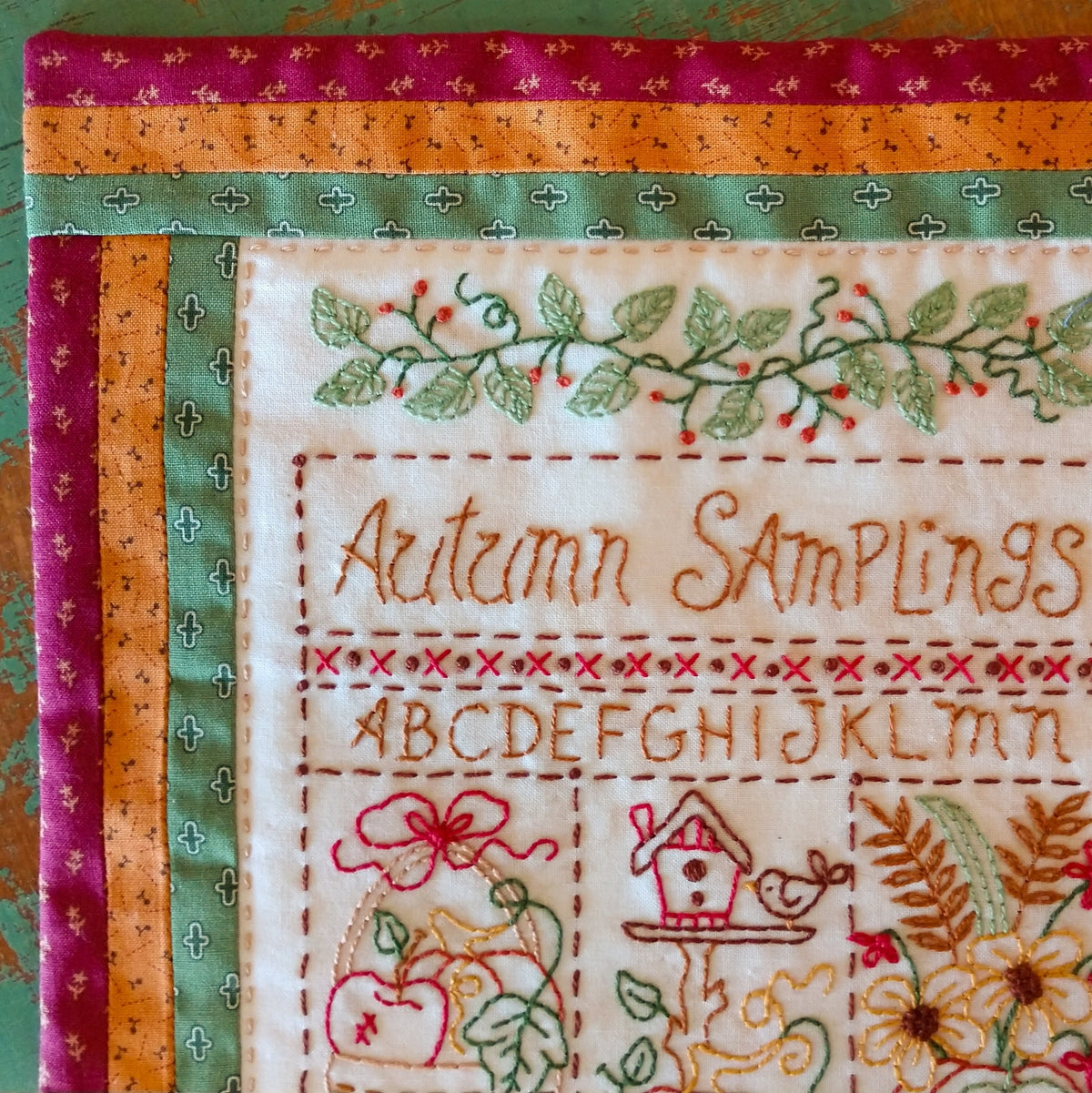 Autumn Samplings - Machine Embroidery Pattern - Download