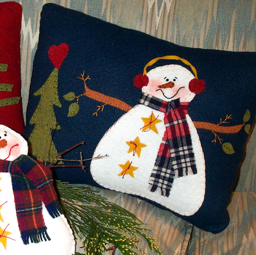 Winter Buddies - Wool Applique Pattern - Shipped