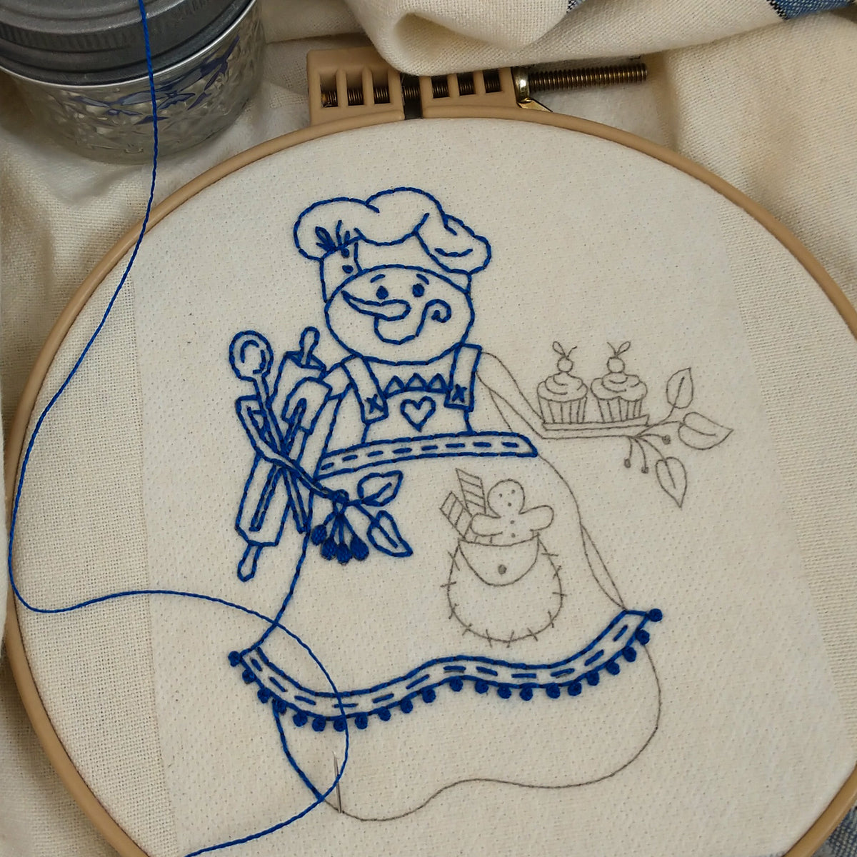 Snow Ladies - Hand Embroidery Pattern - Download