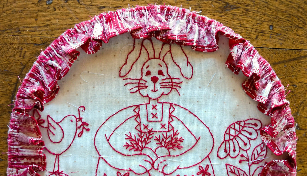 Easter Egg Bunny - Machine Embroidery Pattern - Shipped