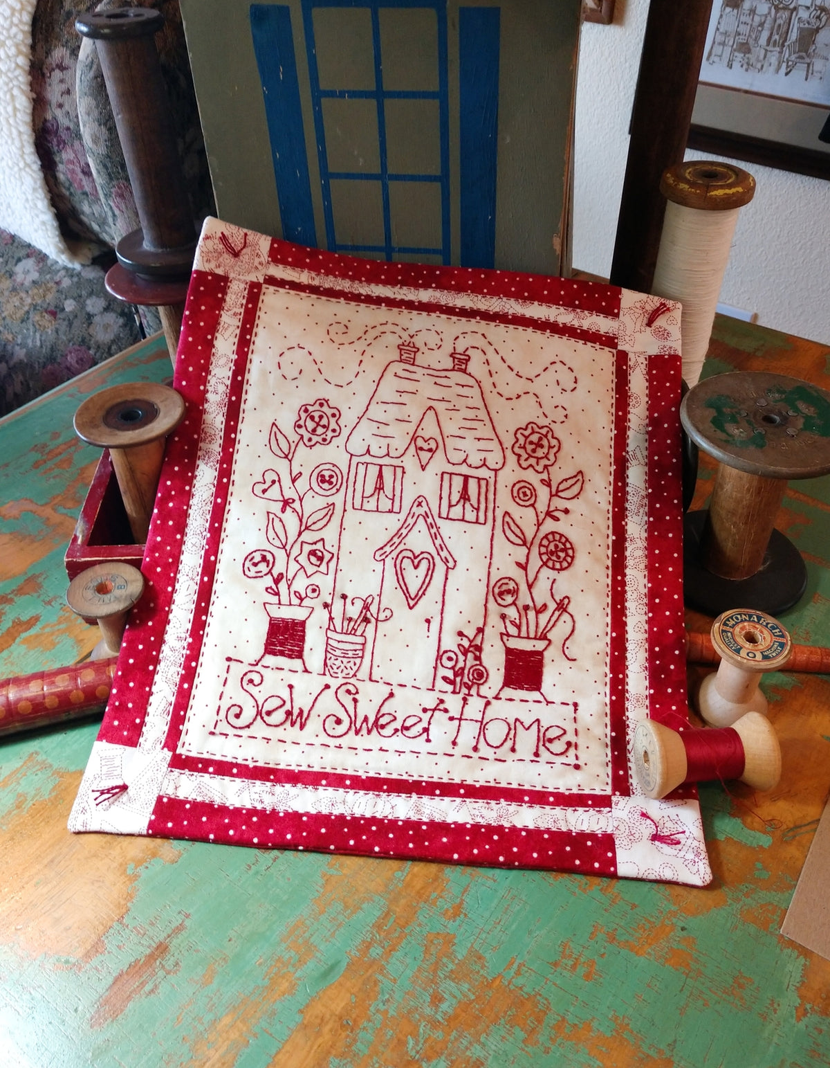Sew Sweet Home - Machine Embroidery Pattern - Shipped
