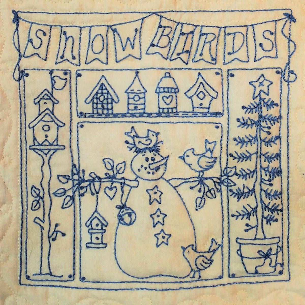 Welcome Winter Quilt - Hand Embroidery Pattern - Shipped