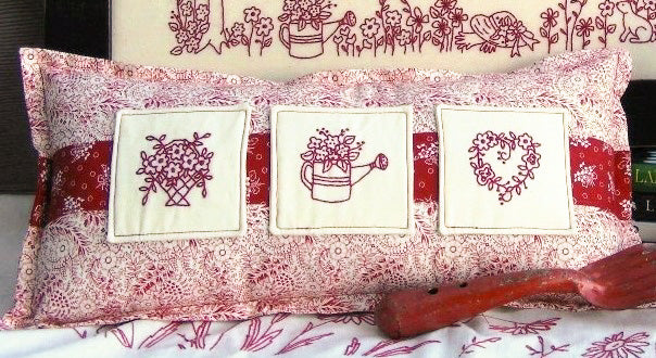 Quilts in the Garden - Hand Embroidery Pattern - Shipped