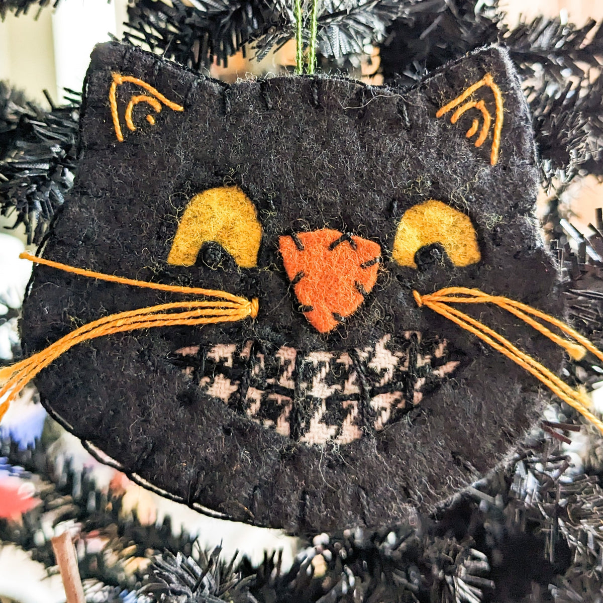 Happy Halloween Pins - Wool Applique Pattern - Shipped