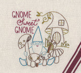 Iron-On Embroidery - Gnome Sweet Gnome