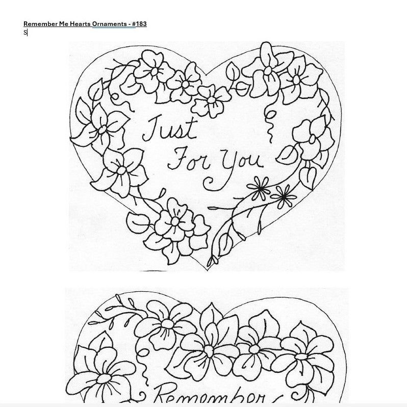 Remember Me Stitchery - BBD No-Trace