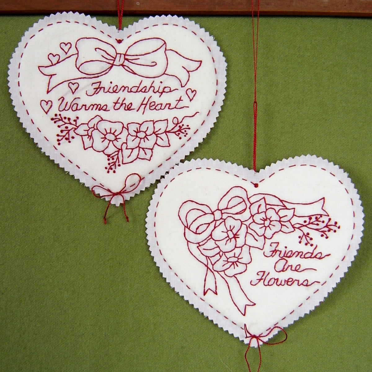 Friendship Hearts Stitchery - BBD No-Trace