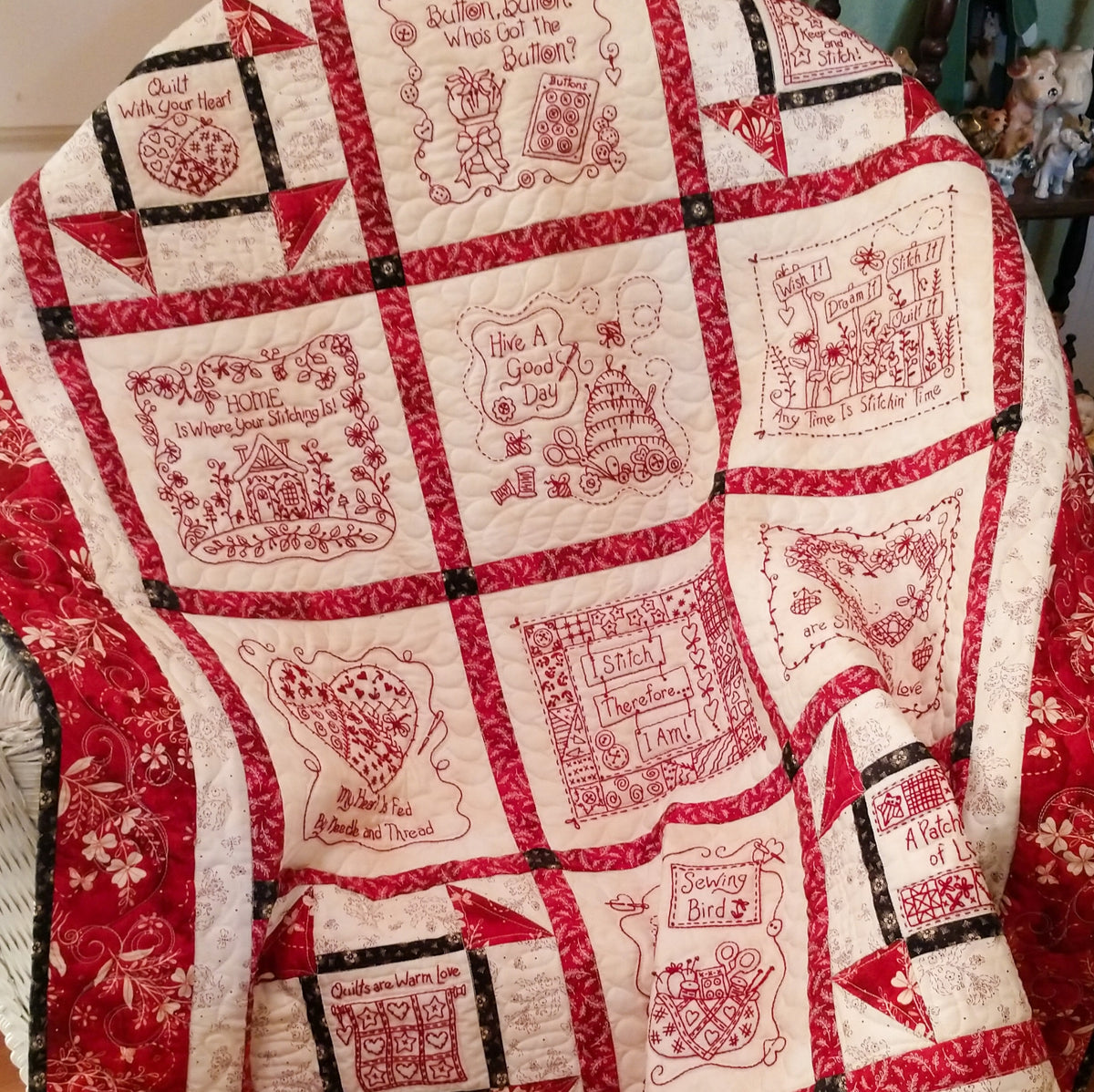 Stitchin' Wisdom Quilt - BBD No-Trace