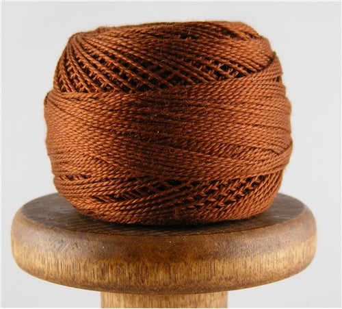 DMC #8 Perle Cotton - Very Dark Mahogany #300
