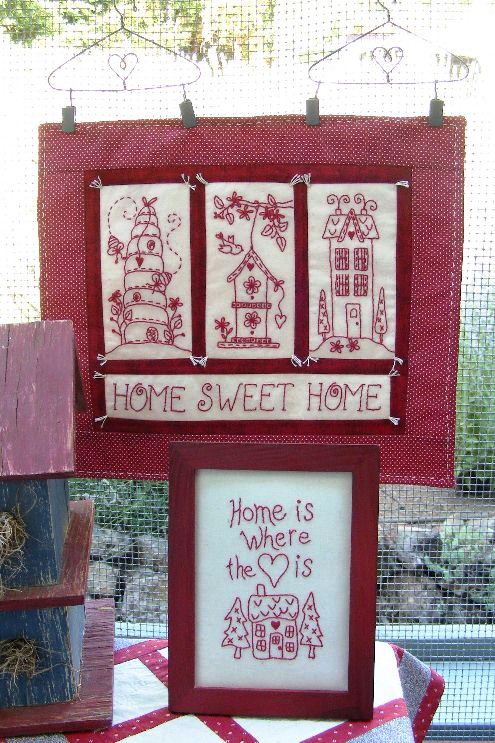 Home Sweet Home - Hand Embroidery Pattern - Download