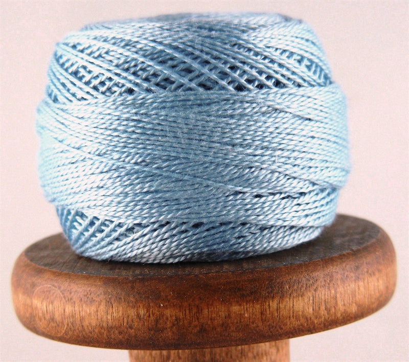 DMC #8 Perle Cotton - Light Baby Blue #3325 