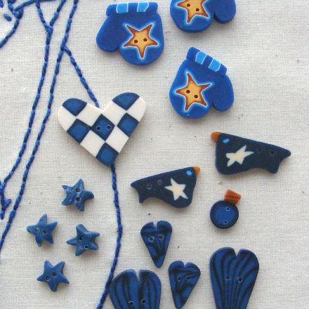 Button Packet for Machine Embroidery