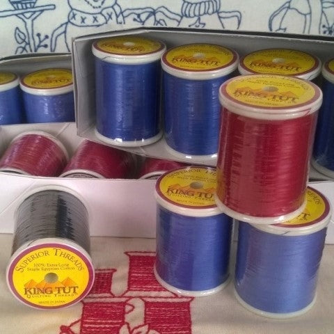 Superior Threads King Tut Bird Brain Blue #1033 - Machine Embroidery Thread