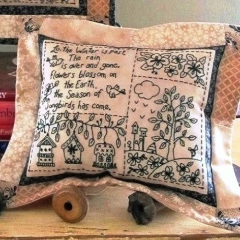 Every Birdie BlackWork - Hand Embroidery Pattern - Shipped