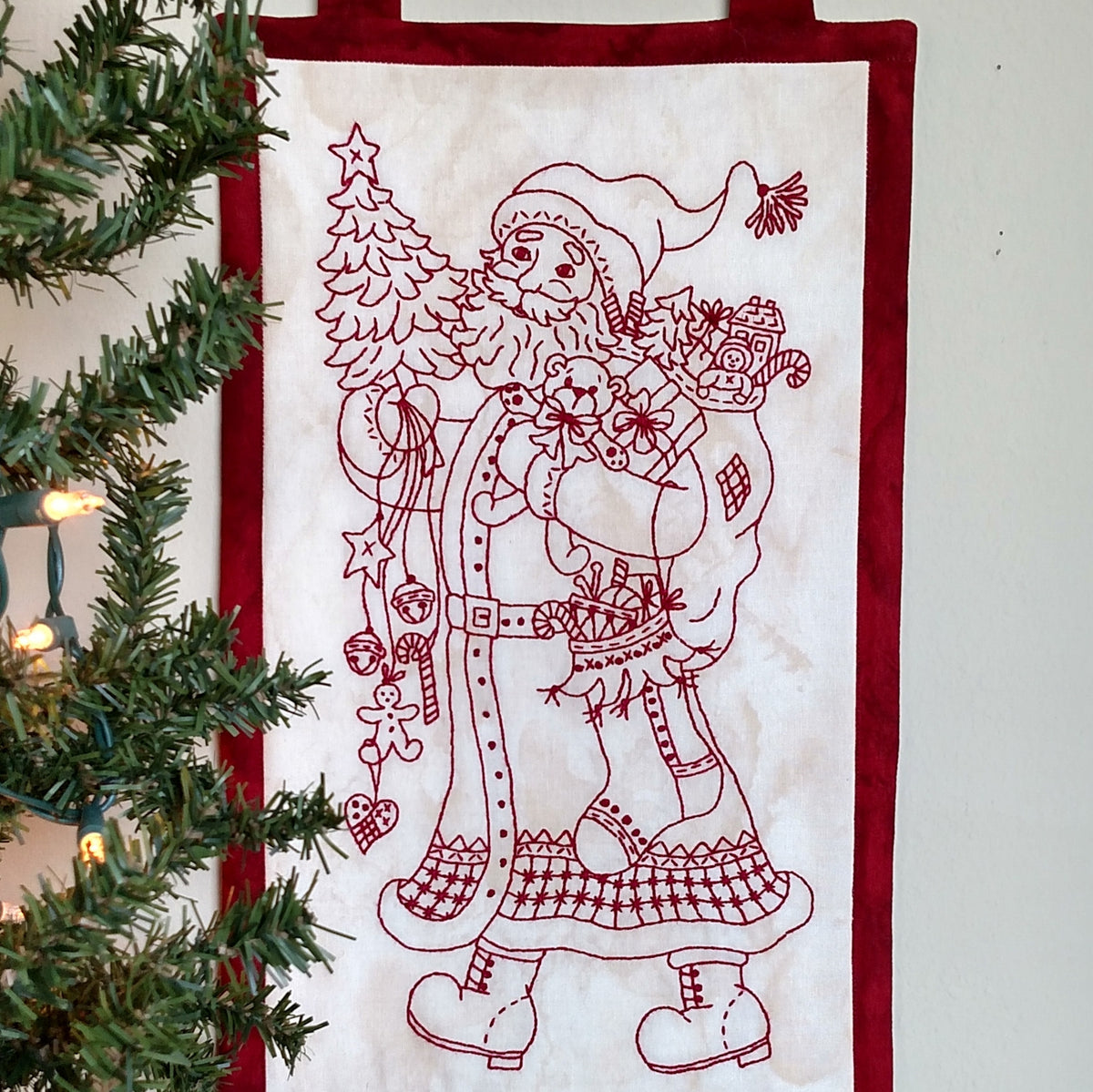 Night Before Christmas - Hand Embroidery Pattern - Shipped