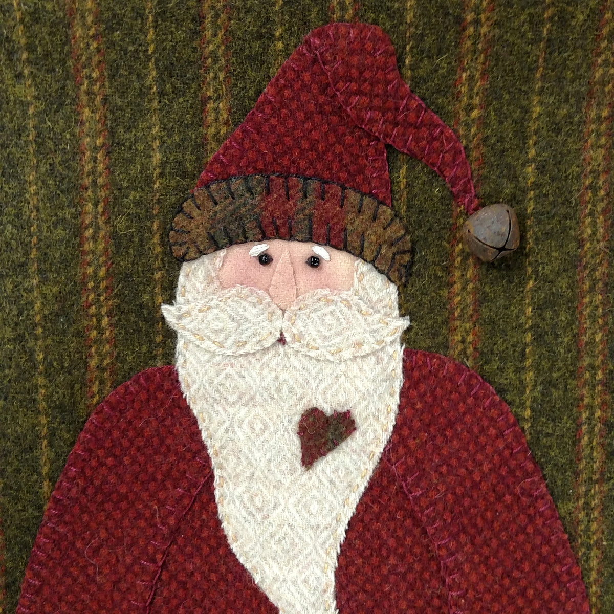 Just Be Claus - Wool Applique Pattern - Shipped