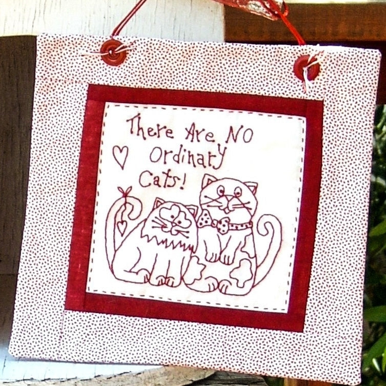 A Cat is a Cat - Hand Embroidery Pattern - Shipped