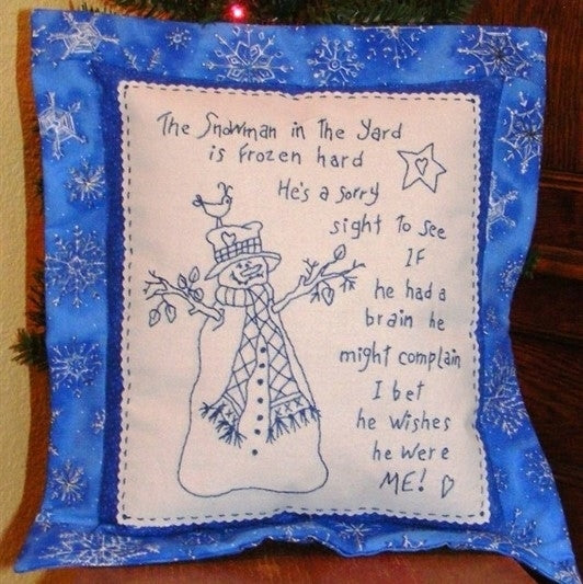 Frozen Fred - Hand Embroidery Pattern - Download
