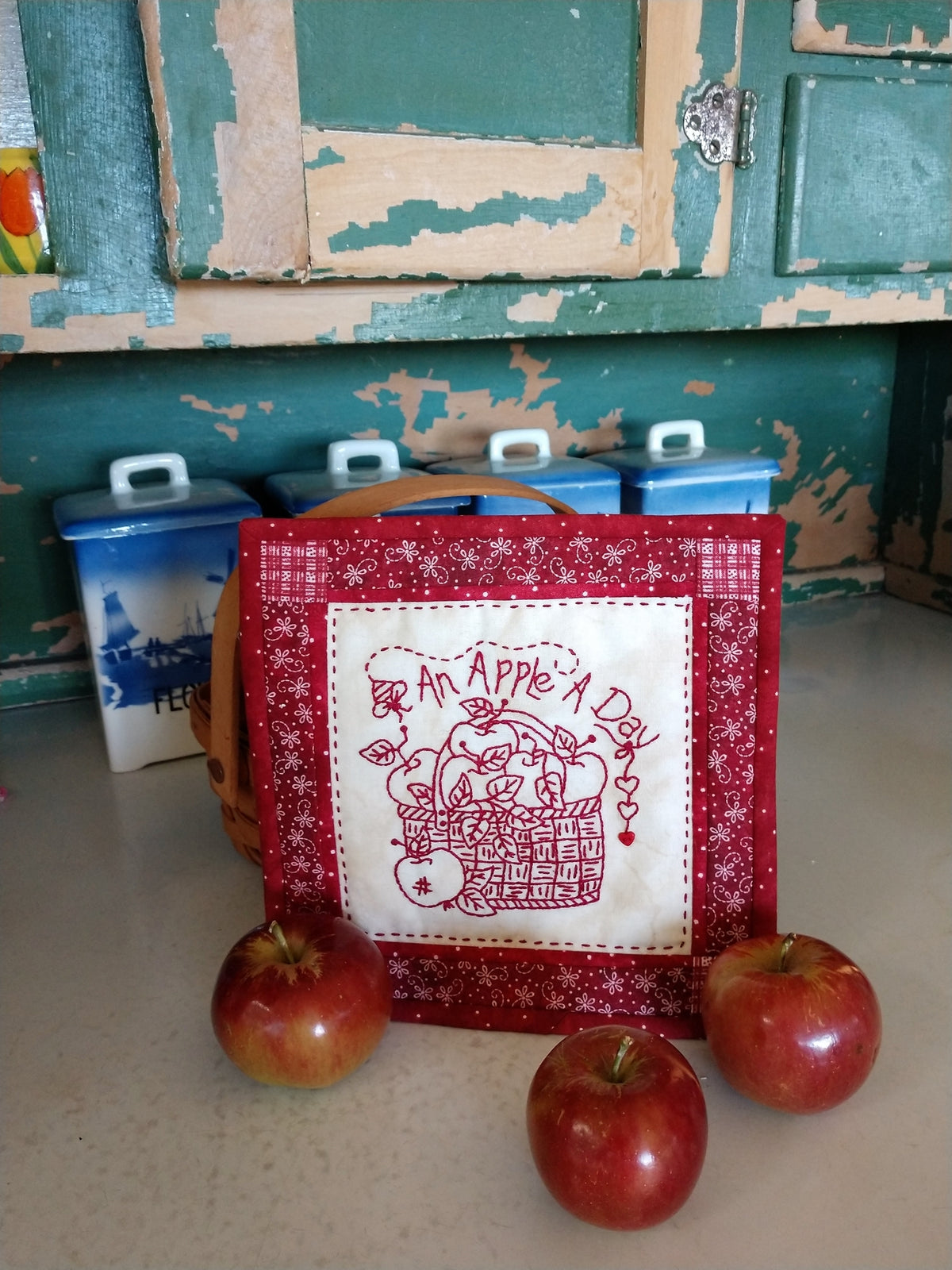 An Apple A Day - Hand Embroidery Pattern