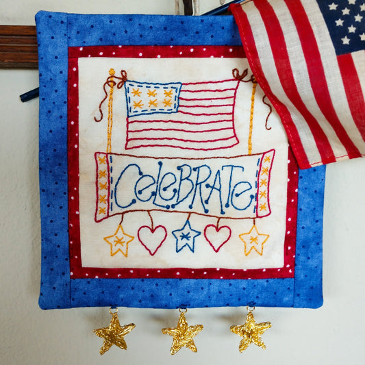 Celebrate - Hand Embroidery Pattern - Download
