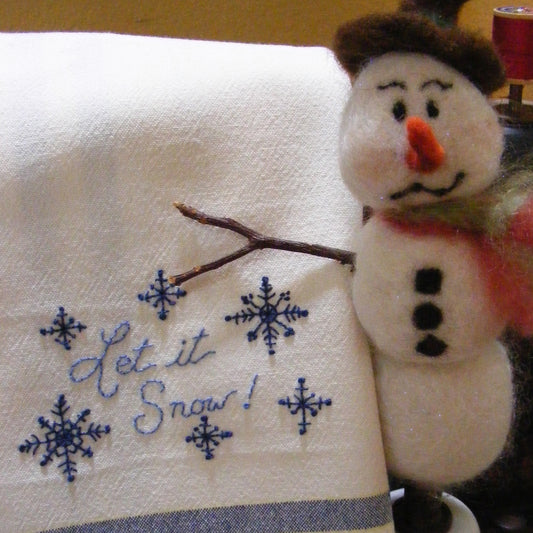 Let It Snow! - Hand Embroidery Pattern - Download