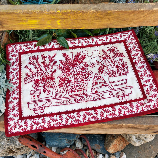Herbs & Spices Hand Embroidery Complete Kit