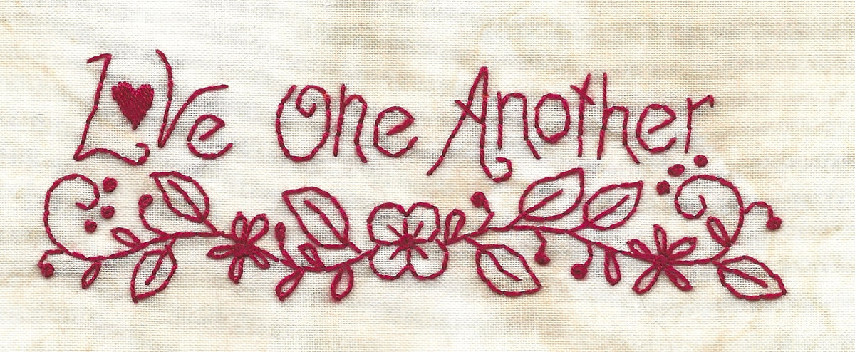 Love You More - Hand Embroidery Pattern - Shipped