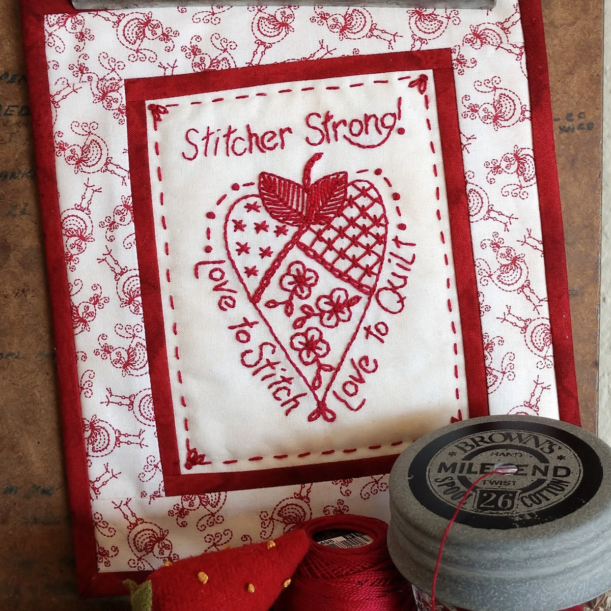 Stitcher Strong - Hand Embroidery Pattern - Download
