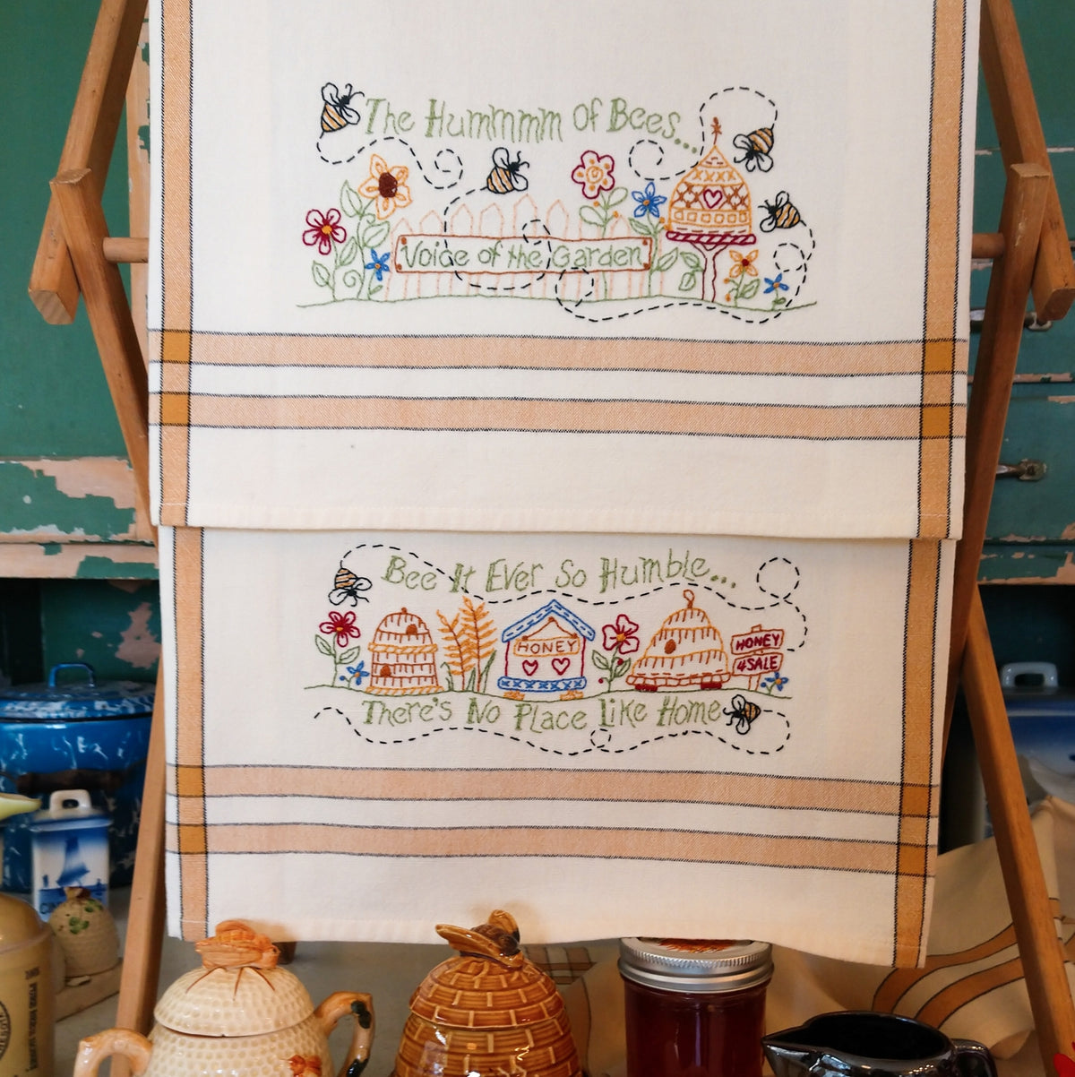 The Hummm Of Bees - Hand Embroidery Pattern - Shipped